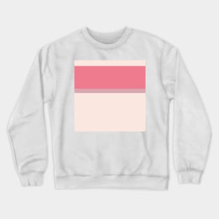 A marvelous compound of Faded Pink, Light Blue Grey, Misty Rose and Light Coral stripes. Crewneck Sweatshirt